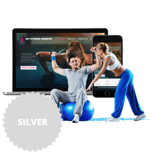 Silver package- website hosting and maintenance package for personal trainer website with My Fitness.Team