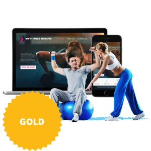 gold fitness website hosting and maintenance package 